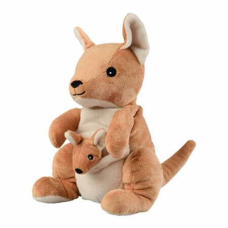Värmedjur föreställande en känguru med lavendeldoft