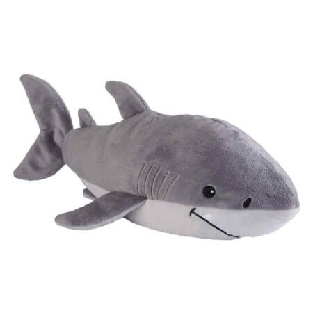 Värmedjur föreställande en haj med lavendeldoft