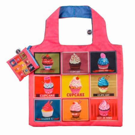 Shoppingkasse med cupcakemotiv