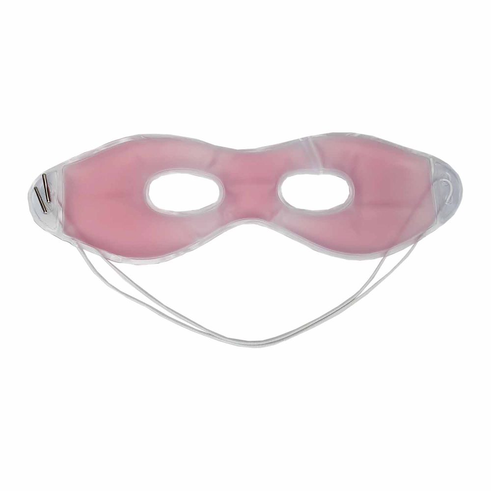 ELINA ögonmask med gelfyllning, rosa, kan användas varm och kallt