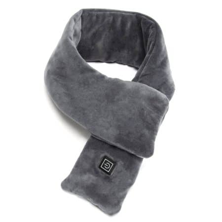 grå sjal i fleece
