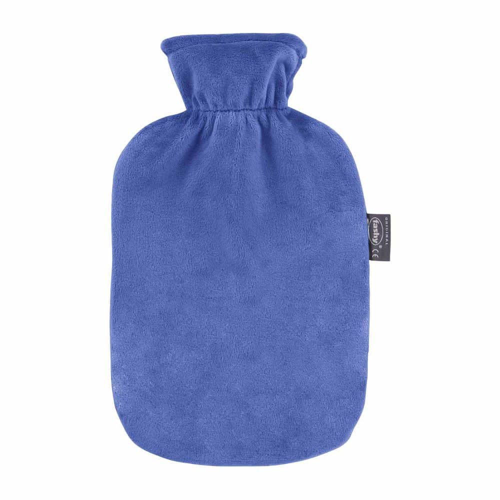 Fashy värmeflaska Plush Purple - 2 liter med fodral